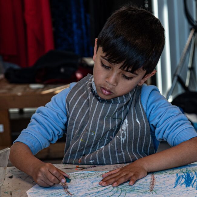 Kinderen beeldend tekenen