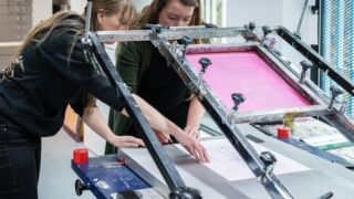 Zeefdruk beeldende kunst grafisch